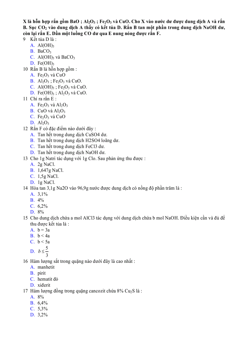 image for page Bộ đề ôn thi ĐH hóa có đáp án