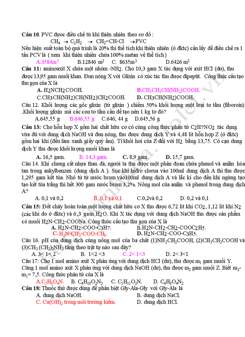 image for page Bộ đề ôn thi TN hóa 12 N C