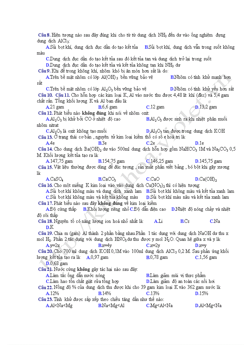 image for page Bộ đề ôn thi TN hóa 12 N C