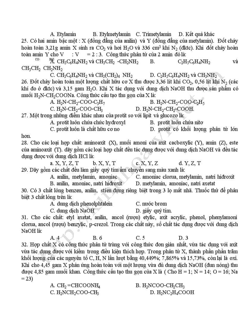 image for page Bộ đề ôn thi TN hóa 12 N C