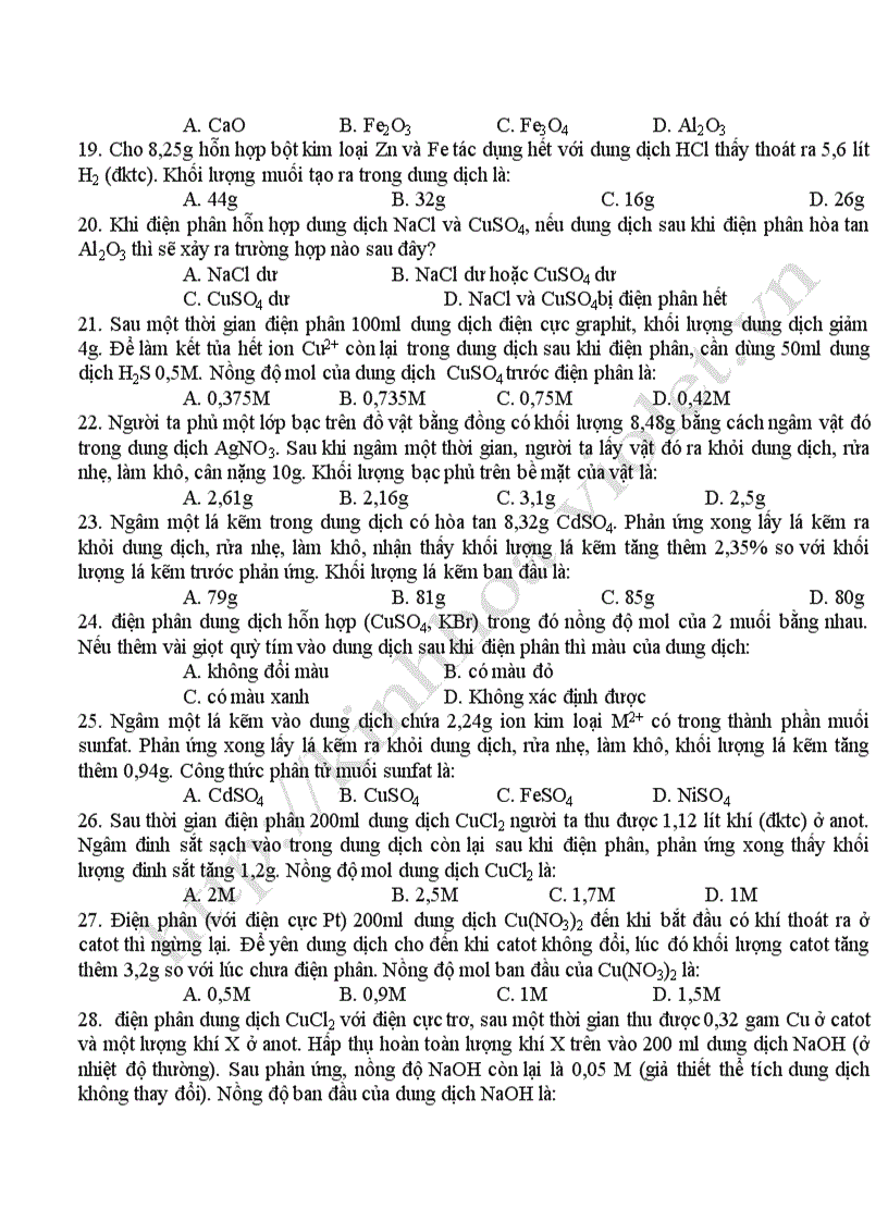 image for page Bộ đề ôn thi TN hóa 12 N C