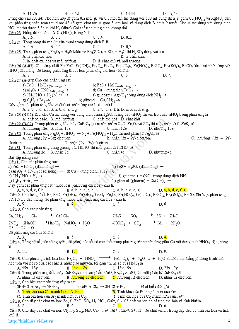 image for page Các chuyên đề ôn thi ĐH môn hóa