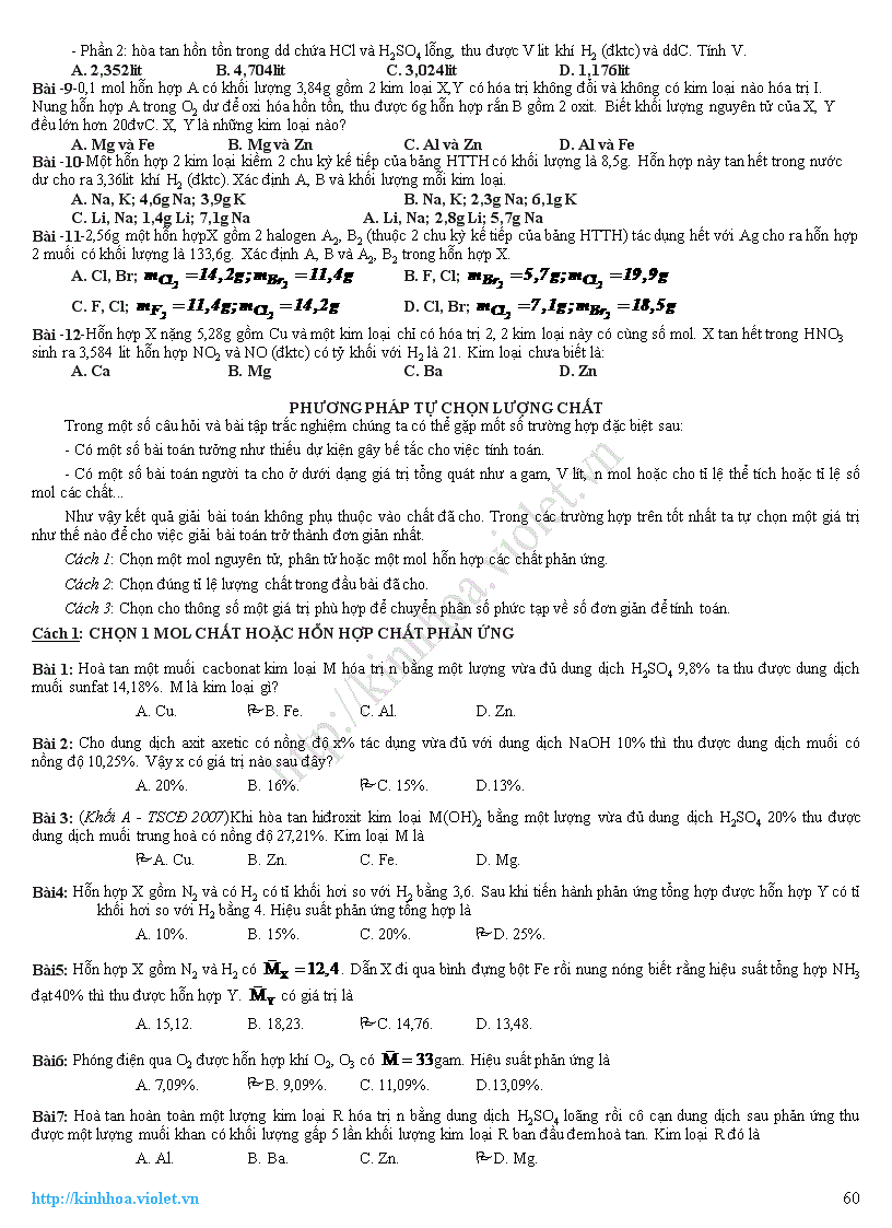 image for page Các chuyên đề ôn thi ĐH môn hóa