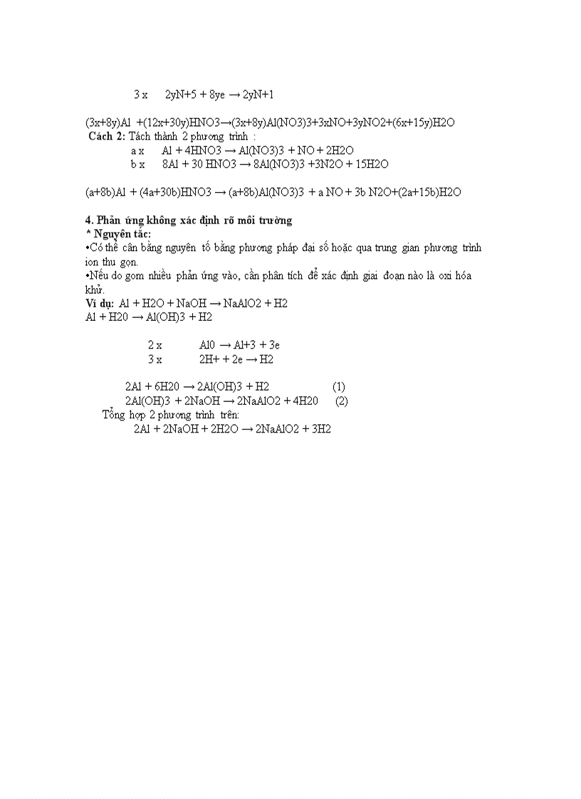 image for page Các phương pháp cân bằng phương trình hóa học