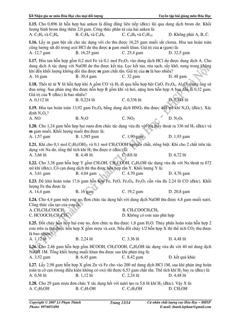 image for page Các pp giải bài tập hóa