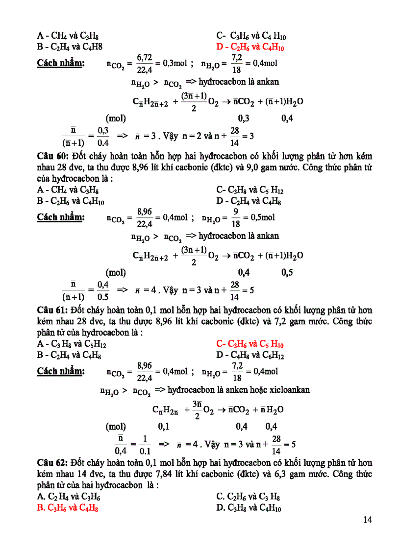 image for page Cách tính nhẩm trong hoá học