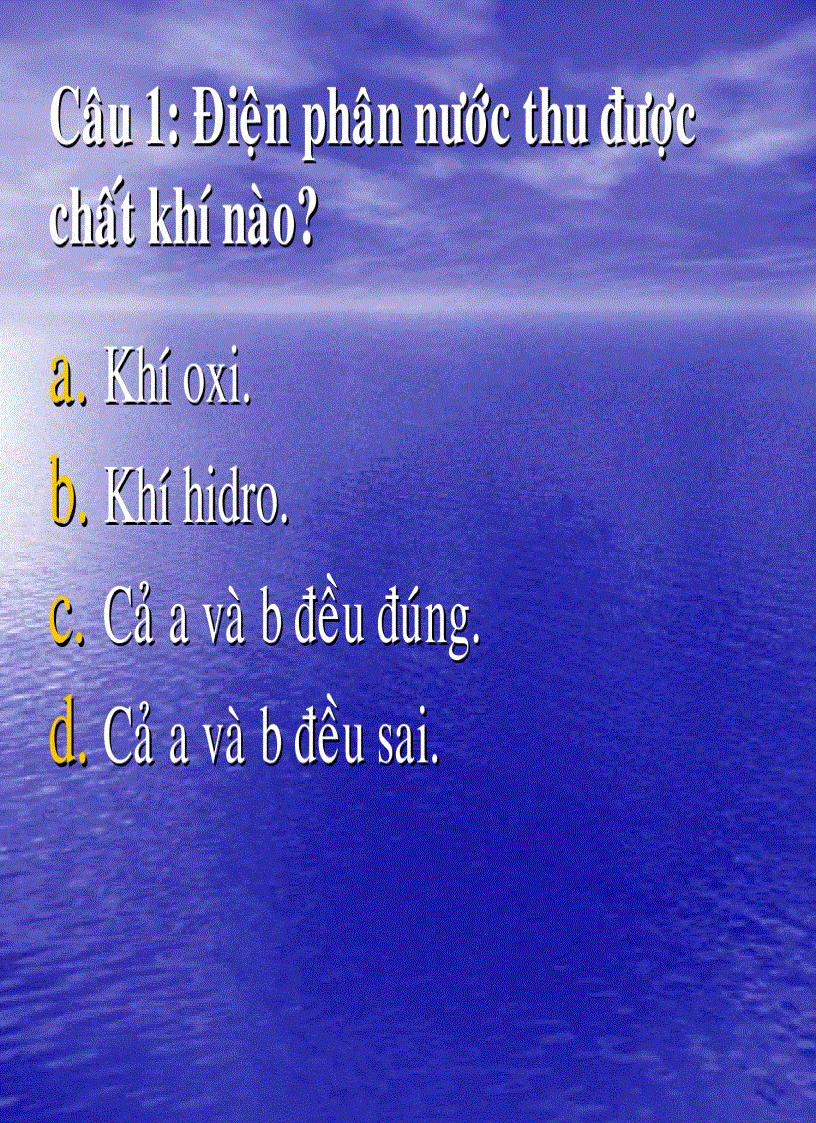 image for page Câu hỏi thi đố vui hóa học