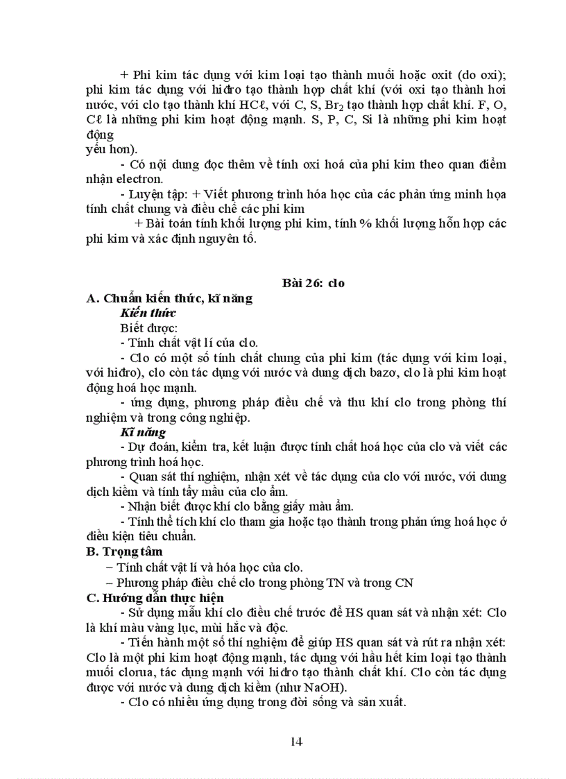 image for page Chuẩn kiến thức hóa 9