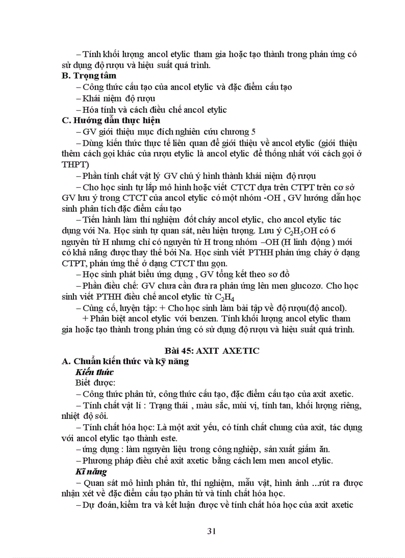 image for page Chuẩn kiến thức hóa 9