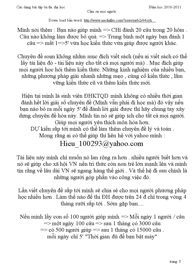 image for page Chuyên đề luyện thi hóa cấp tốc 2011