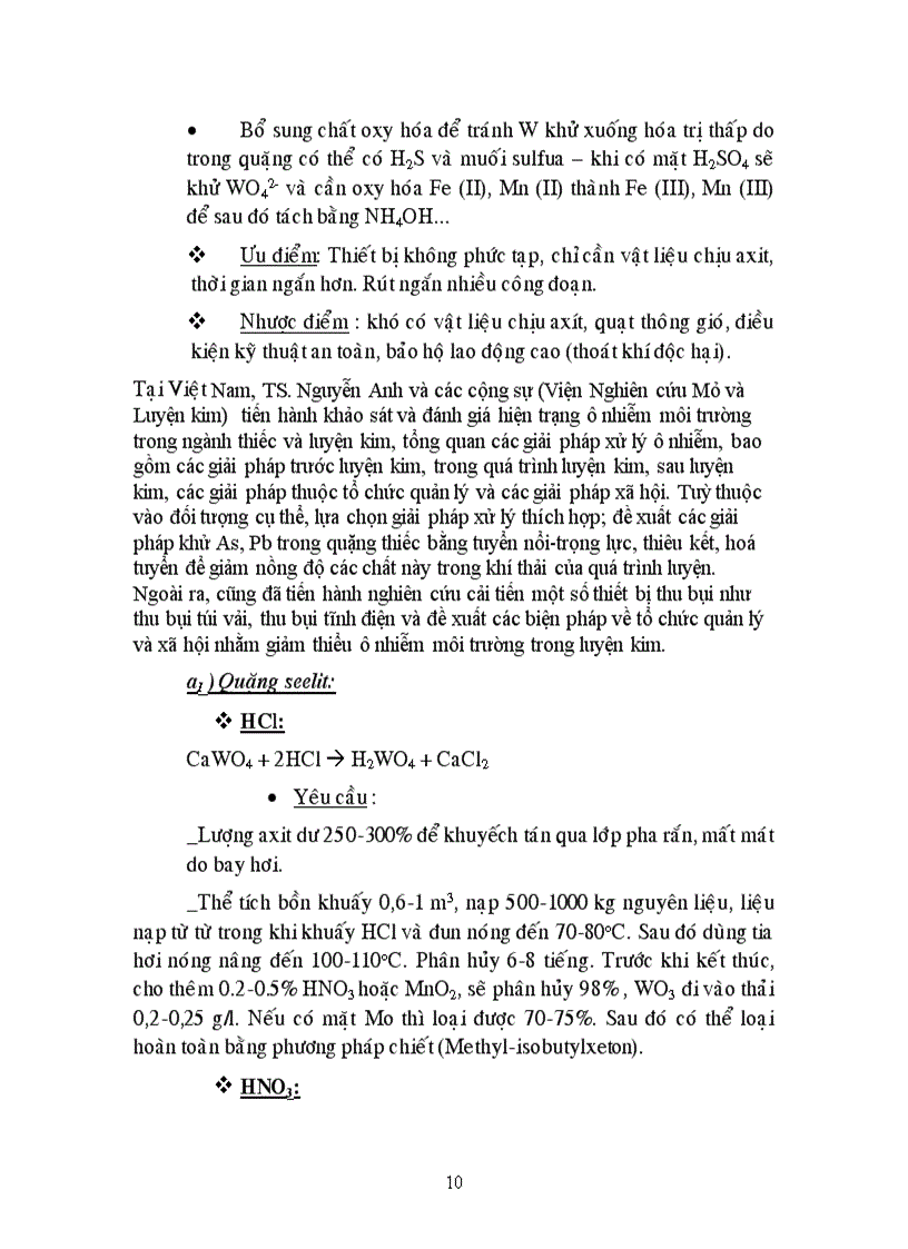 image for page Công nghệ Vonfram