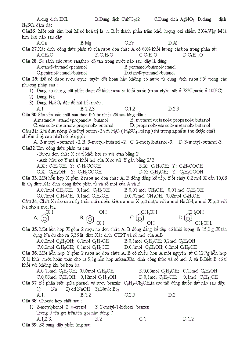 image for page Đề đấp án 500 câu hỏi trắc nghiêm hóa 12