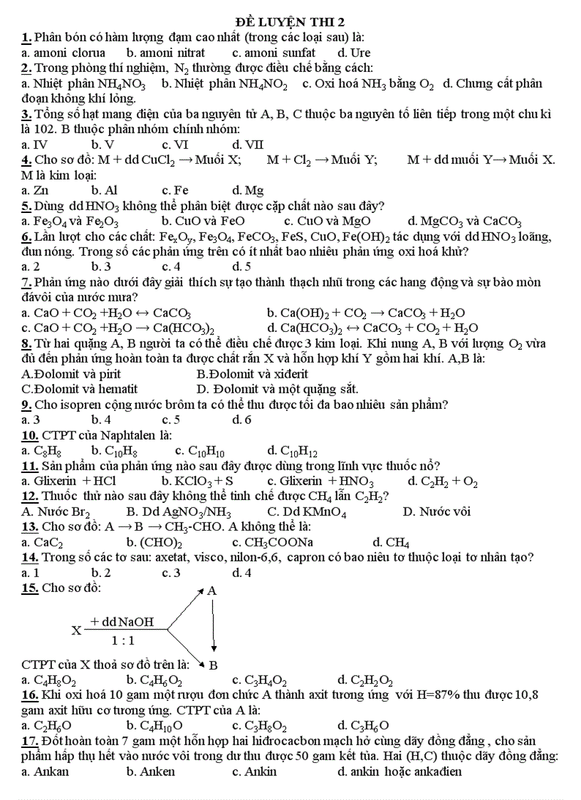 image for page Đề thi thử đại học