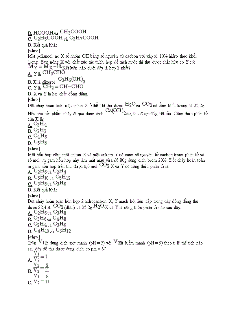image for page Đề thi trắc nghiệm môn hóa cấp 3 11