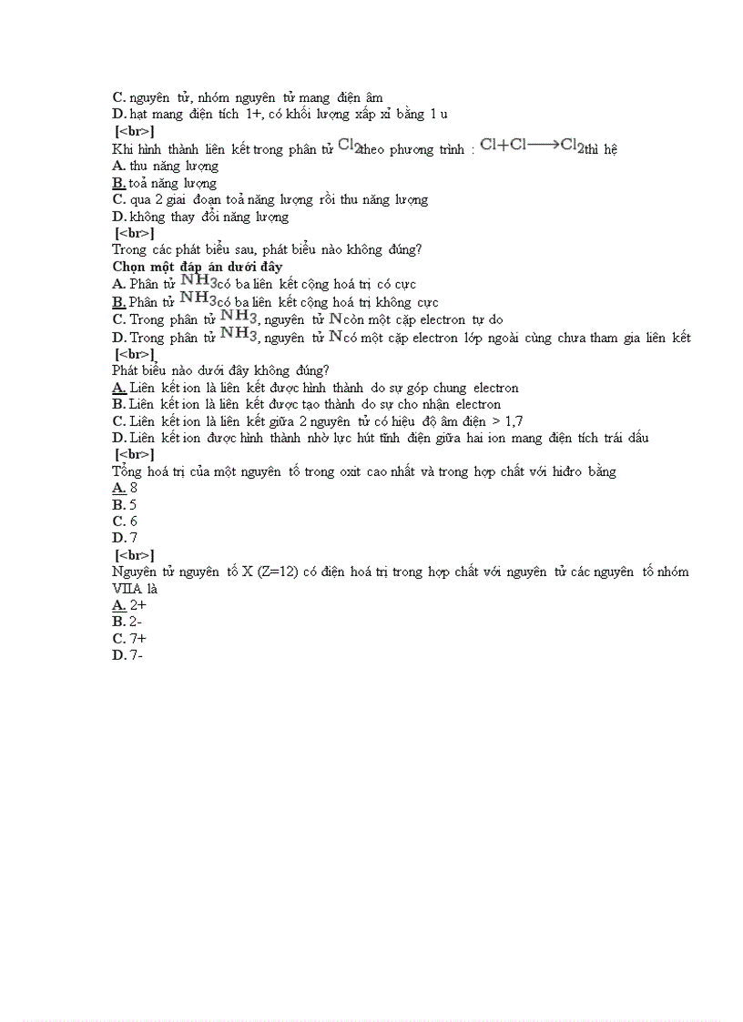 image for page Đề thi trắc nghiệm môn hóa cấp 3 17