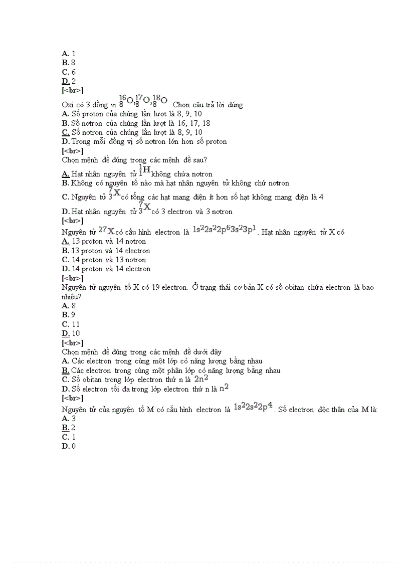 image for page Đề thi trắc nghiệm môn hóa cấp 3 19