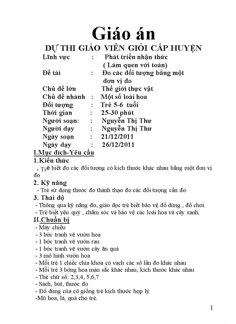 image for page Do cac doi tuong bang mot thuoc do lop 5 tuoi