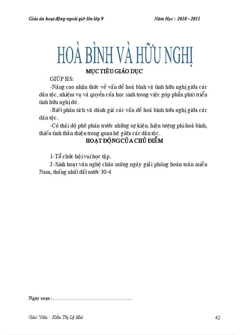 image for page HDNG lên lớp