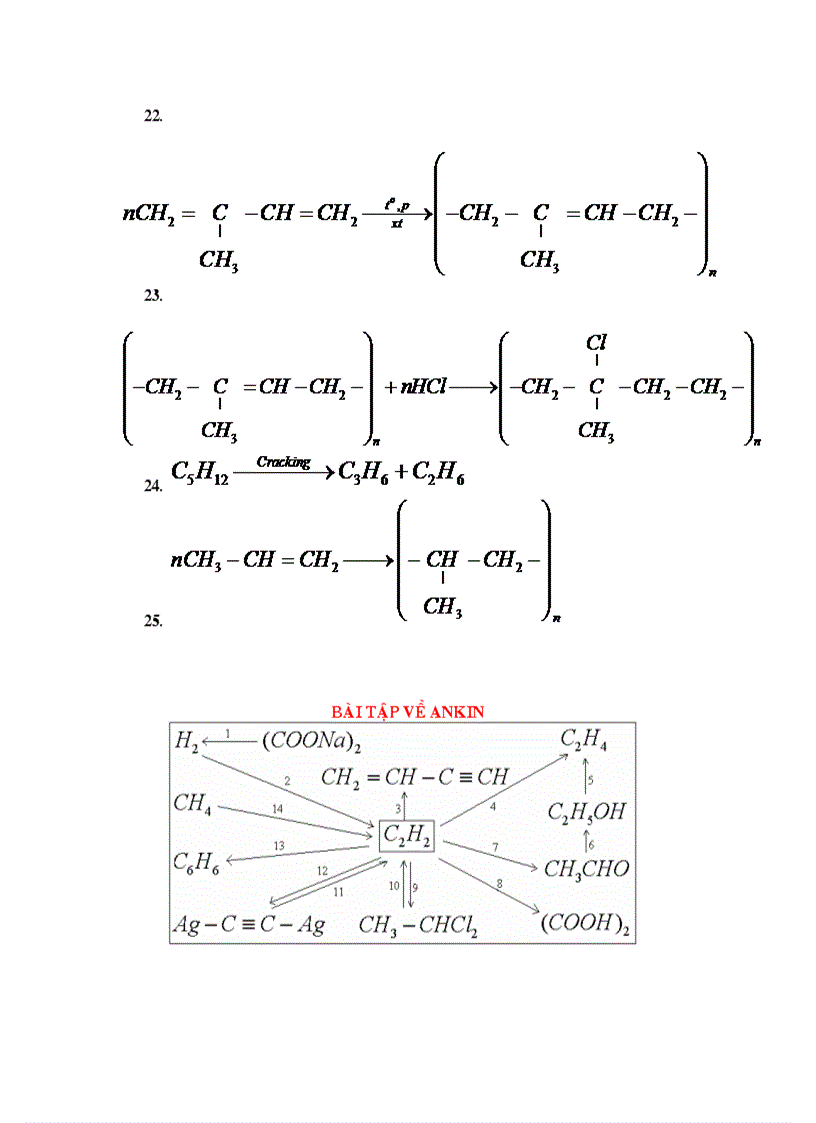 image for page Hệ thồng các chuỗi phản ứng hóa học Chuẩn