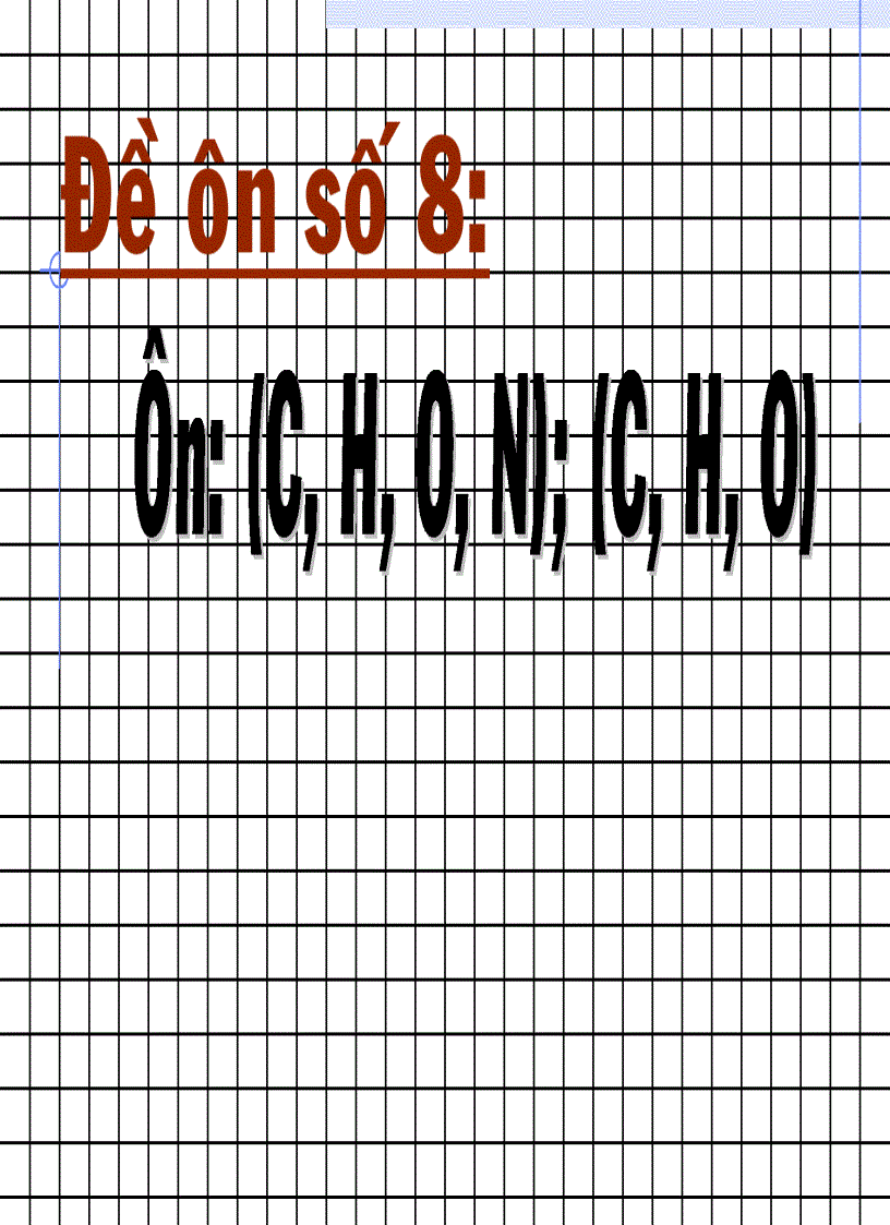 image for page Hóa ĐH CĐ đáp án 8