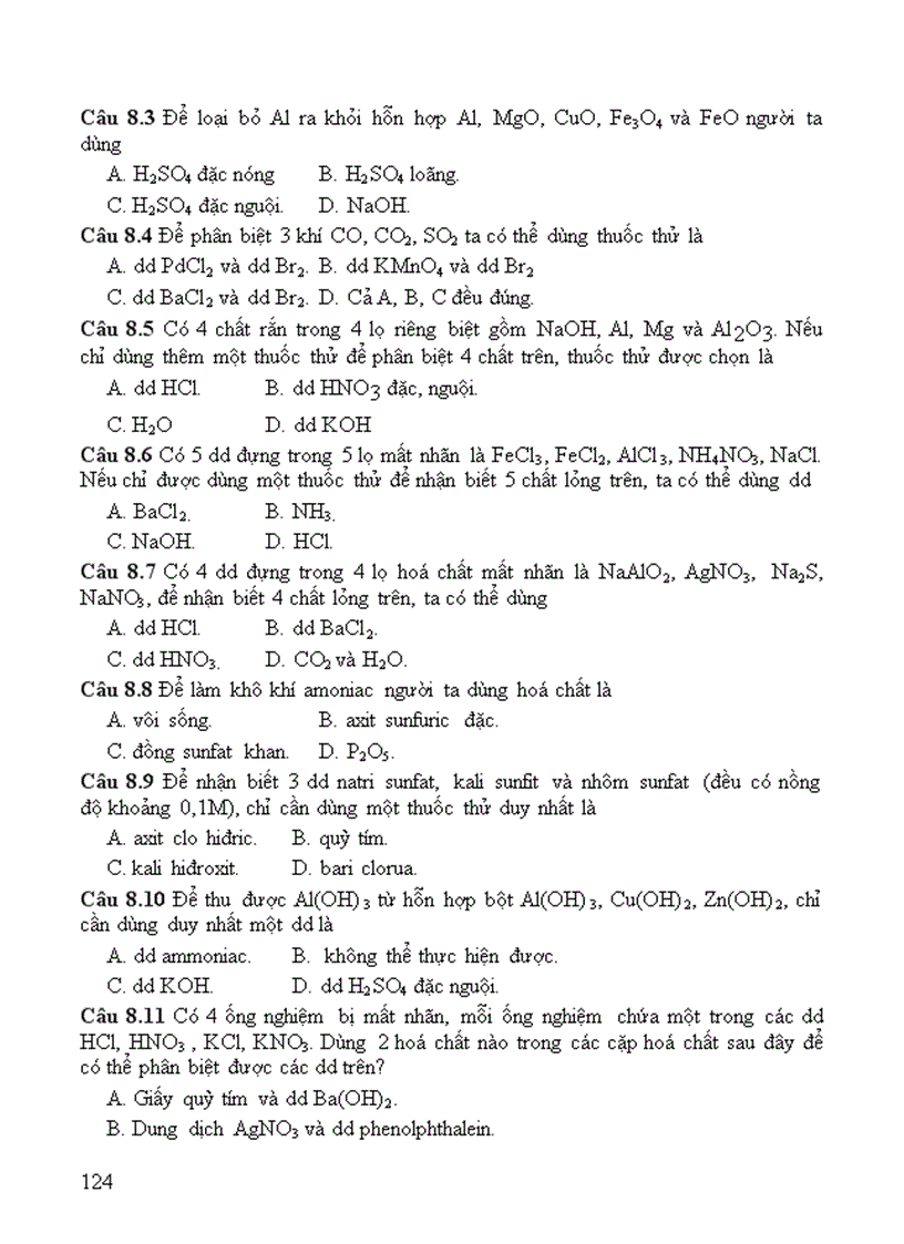 image for page Hướng dẫn ôn tập môn hóa