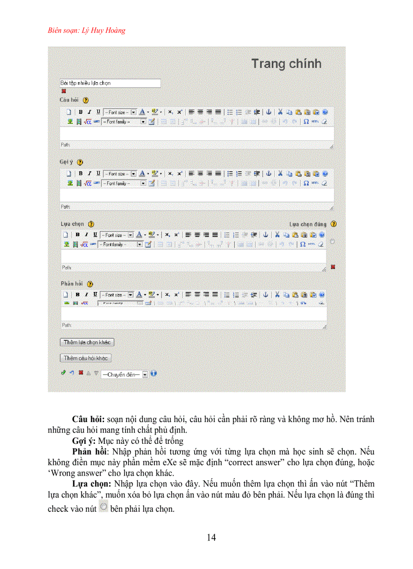 image for page Hướng dẫn sử dụng phần mềm eXe