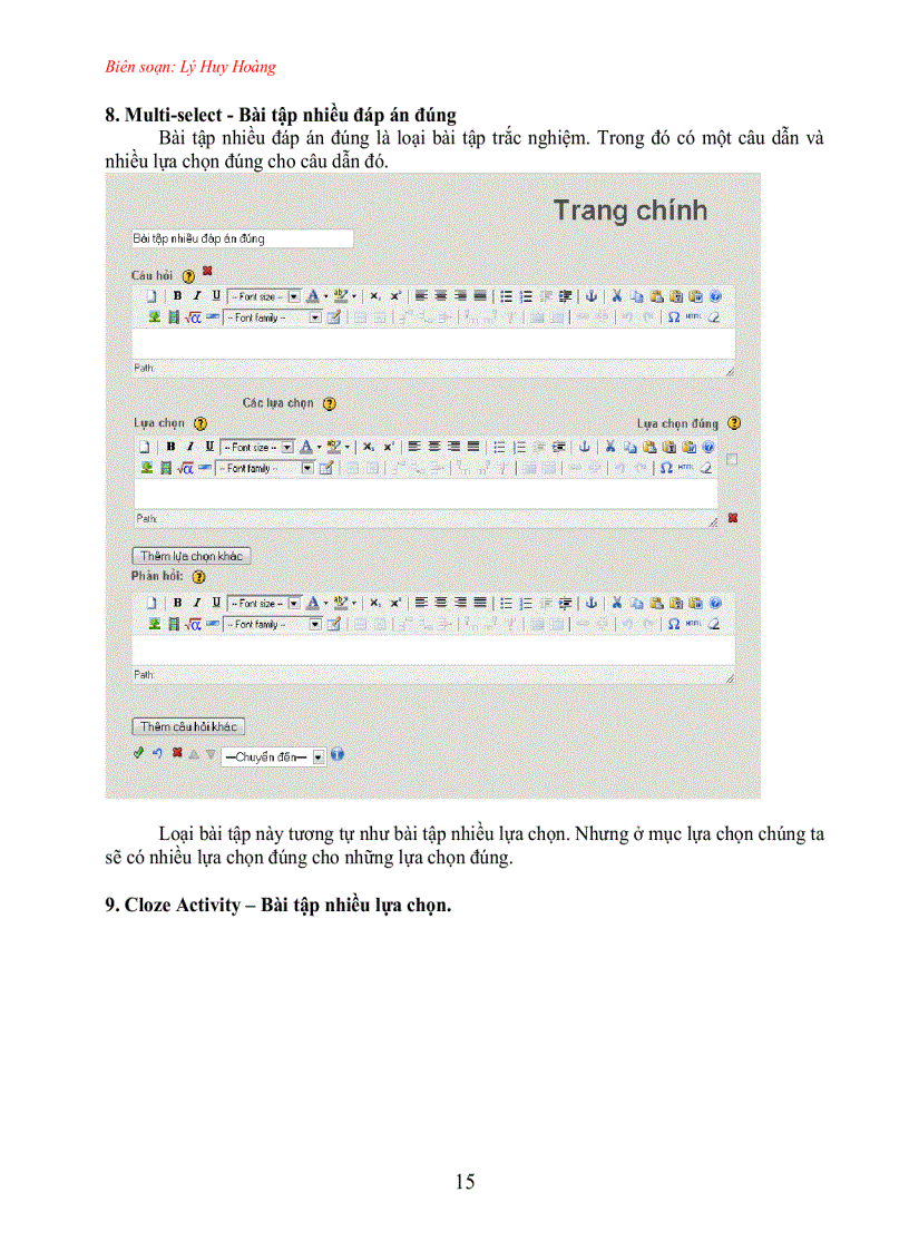 image for page Hướng dẫn sử dụng phần mềm eXe
