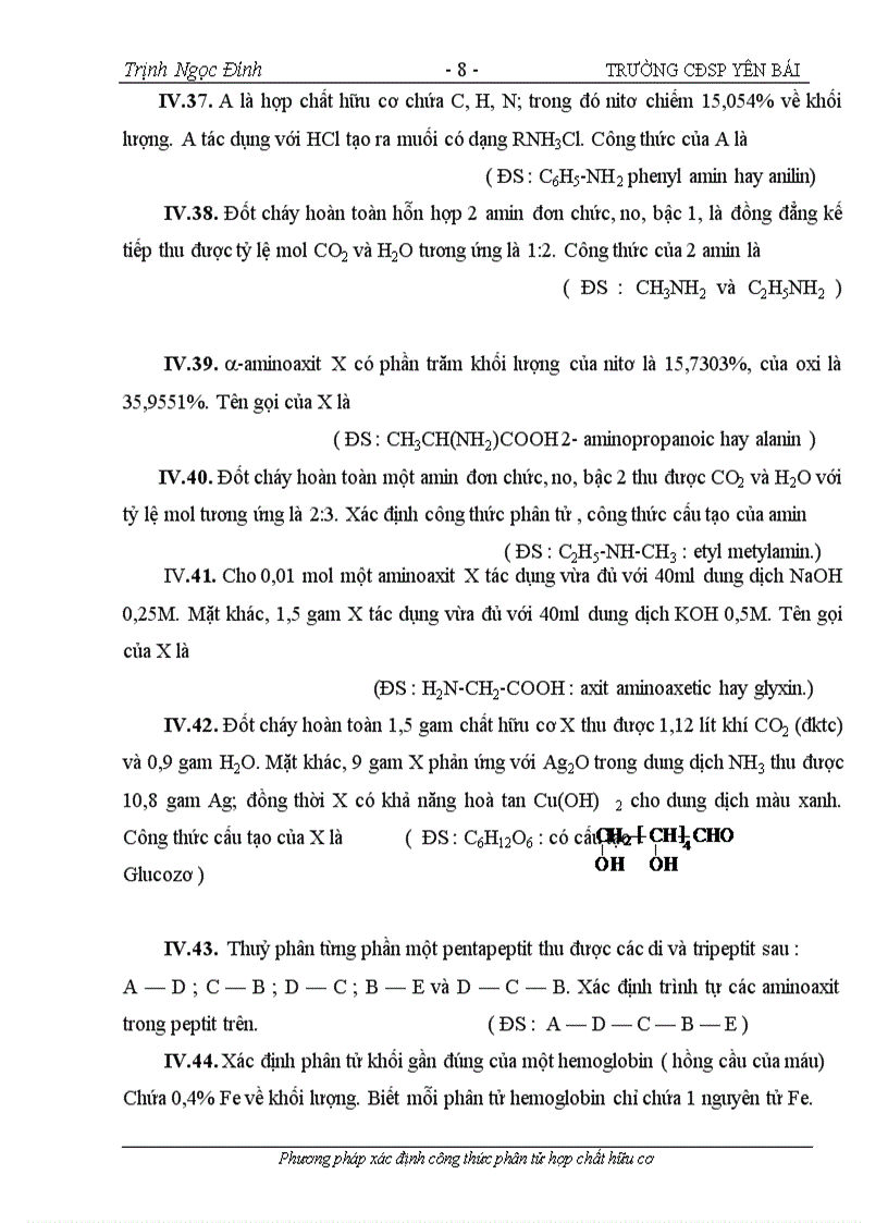 image for page Lap cong thuc phan tu HCHC lop 9 Phan IV