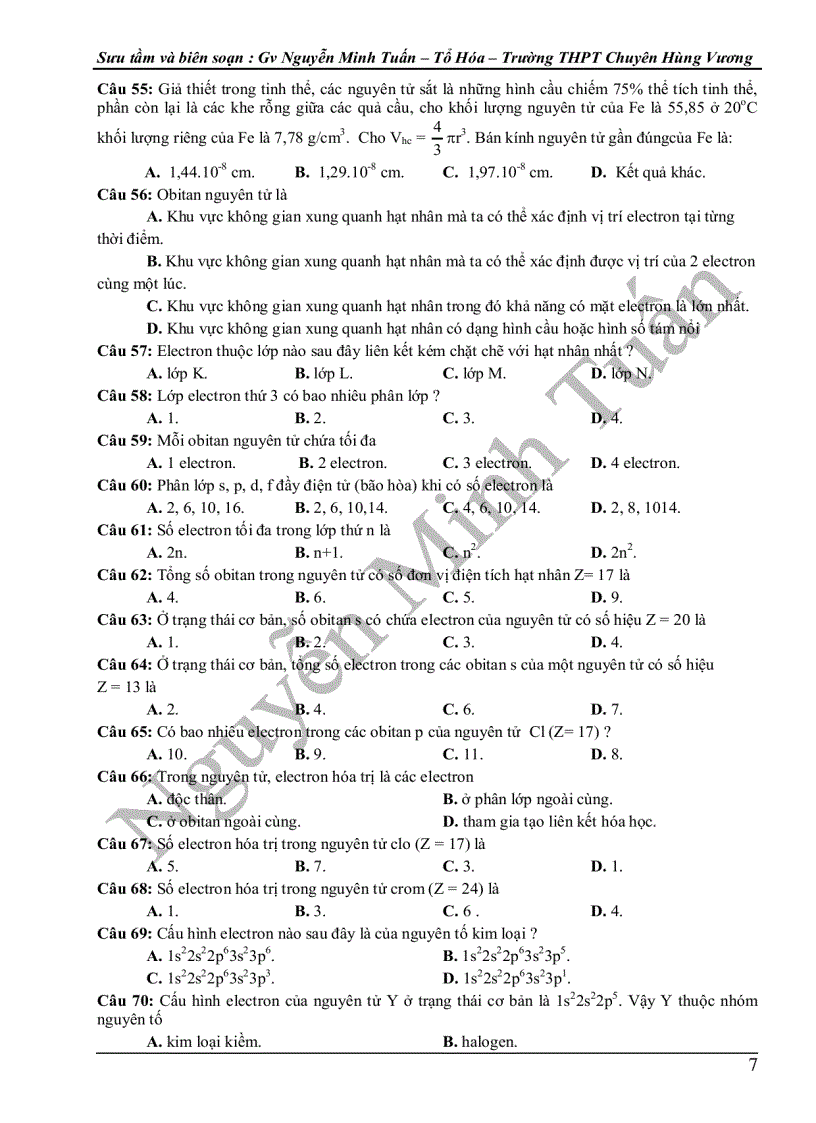 image for page On thi HD mon Hoa