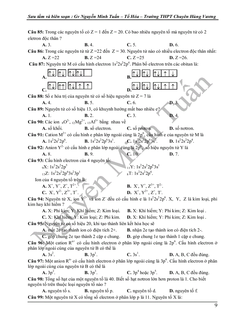 image for page On thi HD mon Hoa