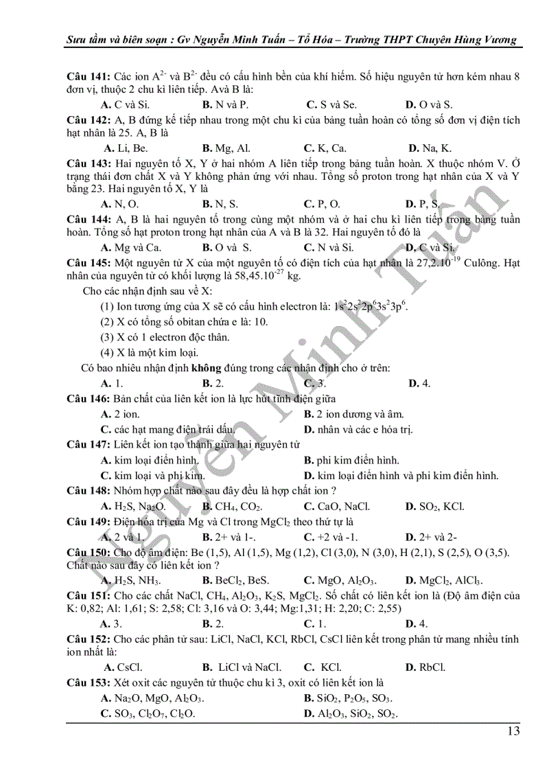 image for page On thi HD mon Hoa