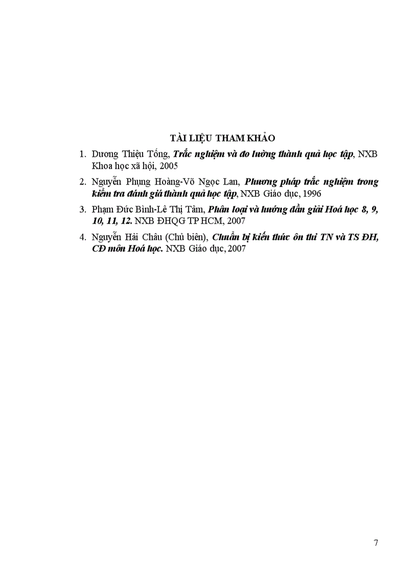 image for page SKKN Son Lưu ý khi soạn cau hỏi TNKQ