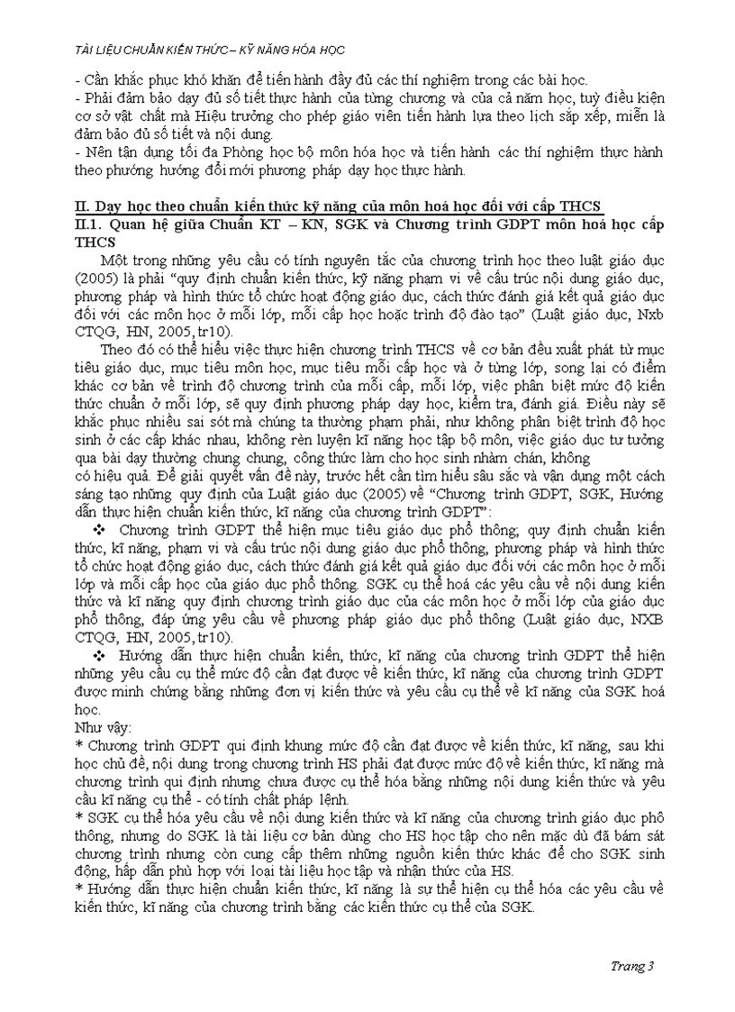 image for page Tài liệu báo cáo Chuẩn KT KN Hóa học