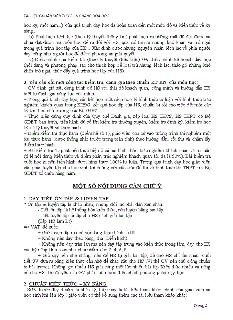 image for page Tài liệu báo cáo Chuẩn KT KN Hóa học