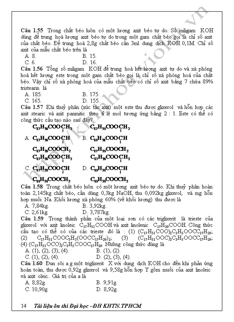 image for page TL ôn thi ĐH hoá 12 Hay