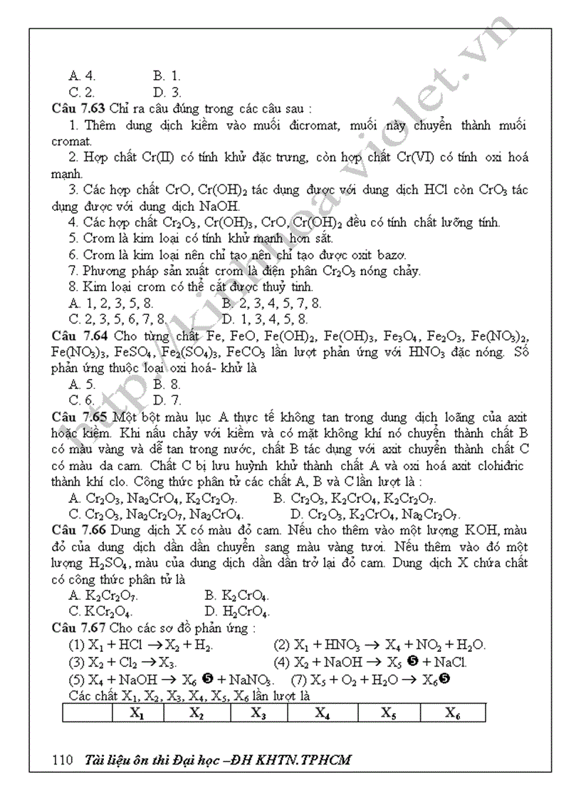 image for page TL ôn thi ĐH hoá 12 Hay