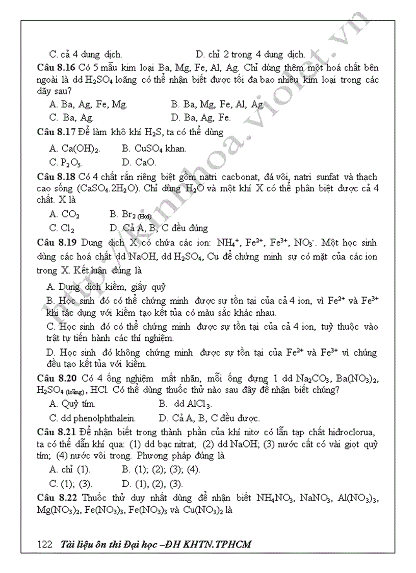 image for page TL ôn thi ĐH hoá 12 Hay