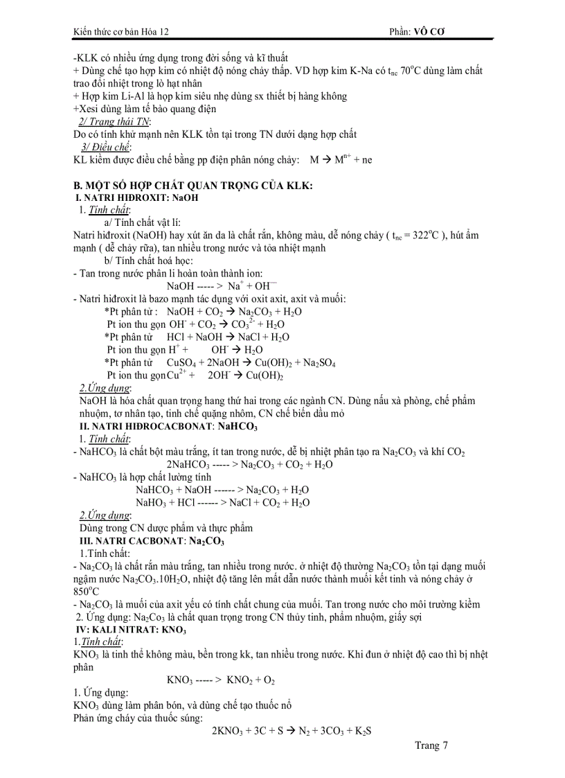 image for page Tổng hợp hóa vô cơ Ôn thi TN