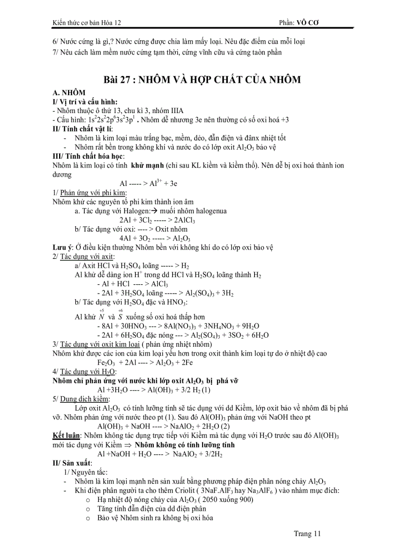 image for page Tổng hợp hóa vô cơ Ôn thi TN