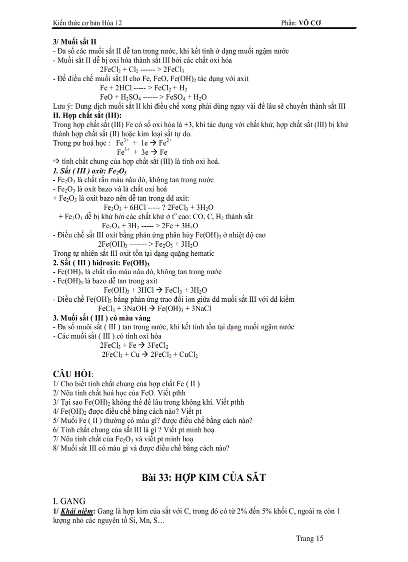 image for page Tổng hợp hóa vô cơ Ôn thi TN