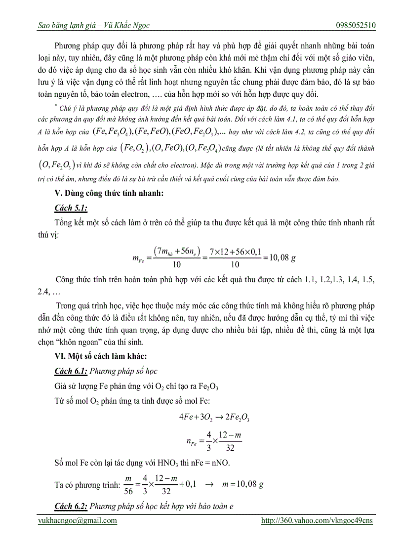 image for page Tổng kết 18 cách giải cho bài toán vô cơ kinh điển