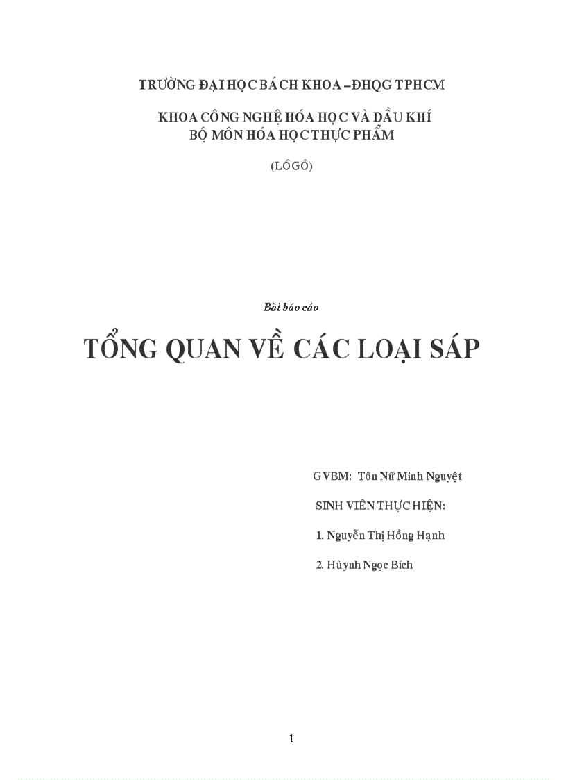 image for page Tổng quan về các loại sáp