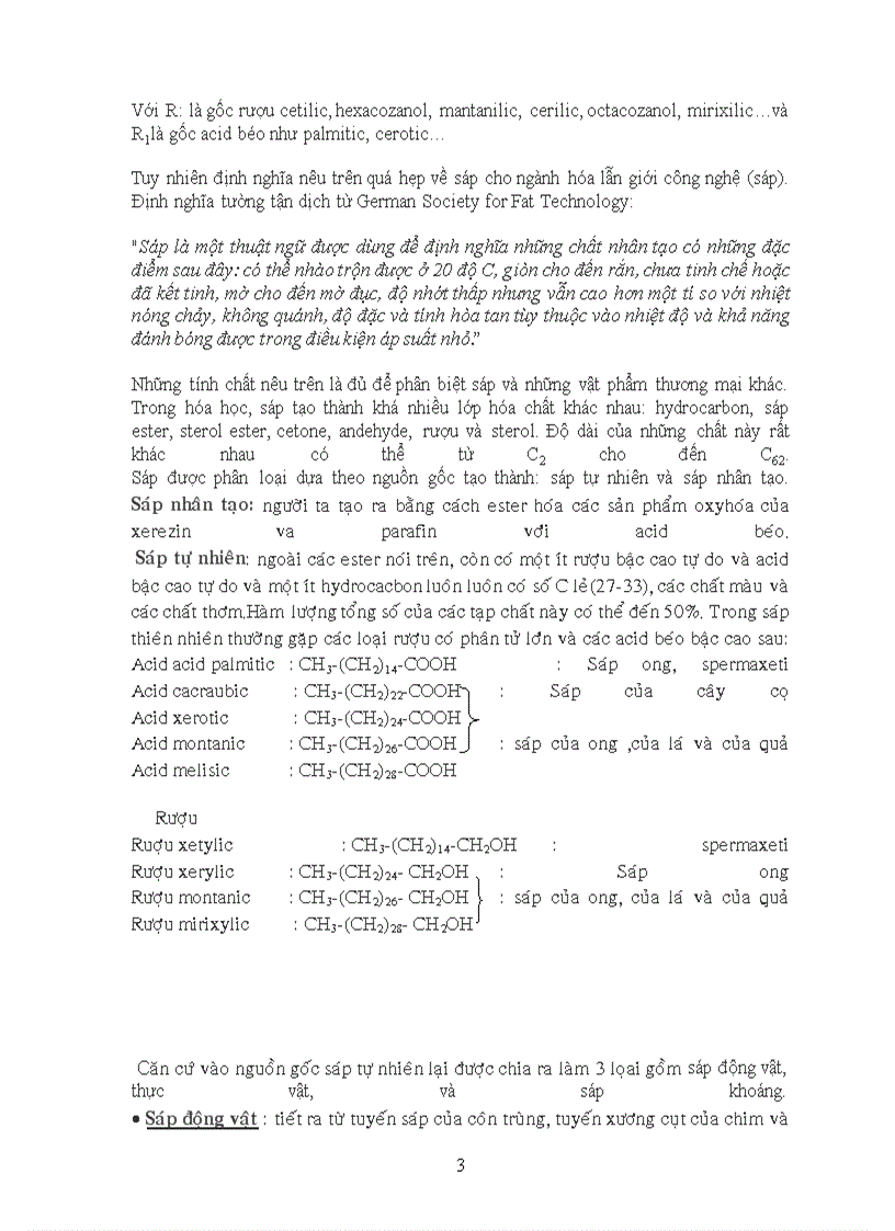 image for page Tổng quan về các loại sáp