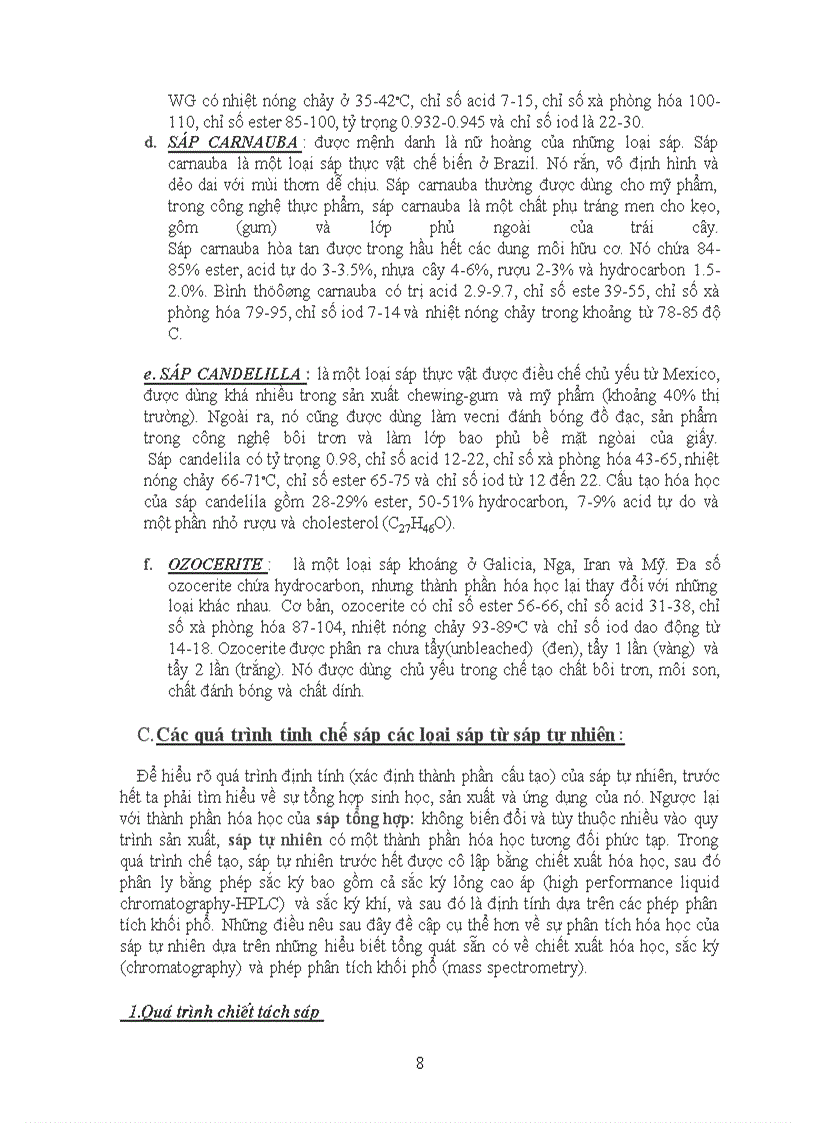 image for page Tổng quan về các loại sáp