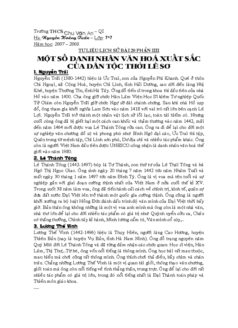 image for page Bai 20 Tu lieu