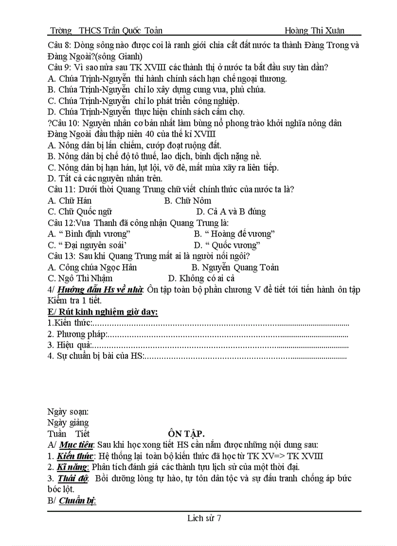 image for page Bai tap lich su