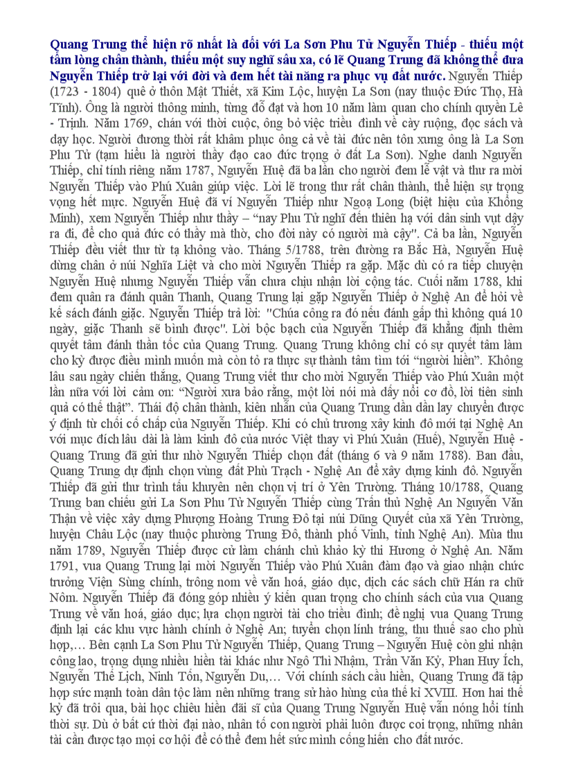 image for page Chuyên đề QUANG TRUNG NGUYỄN HUỆ