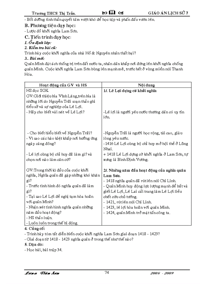 image for page Giáo án cả năm đầy đủ nhất