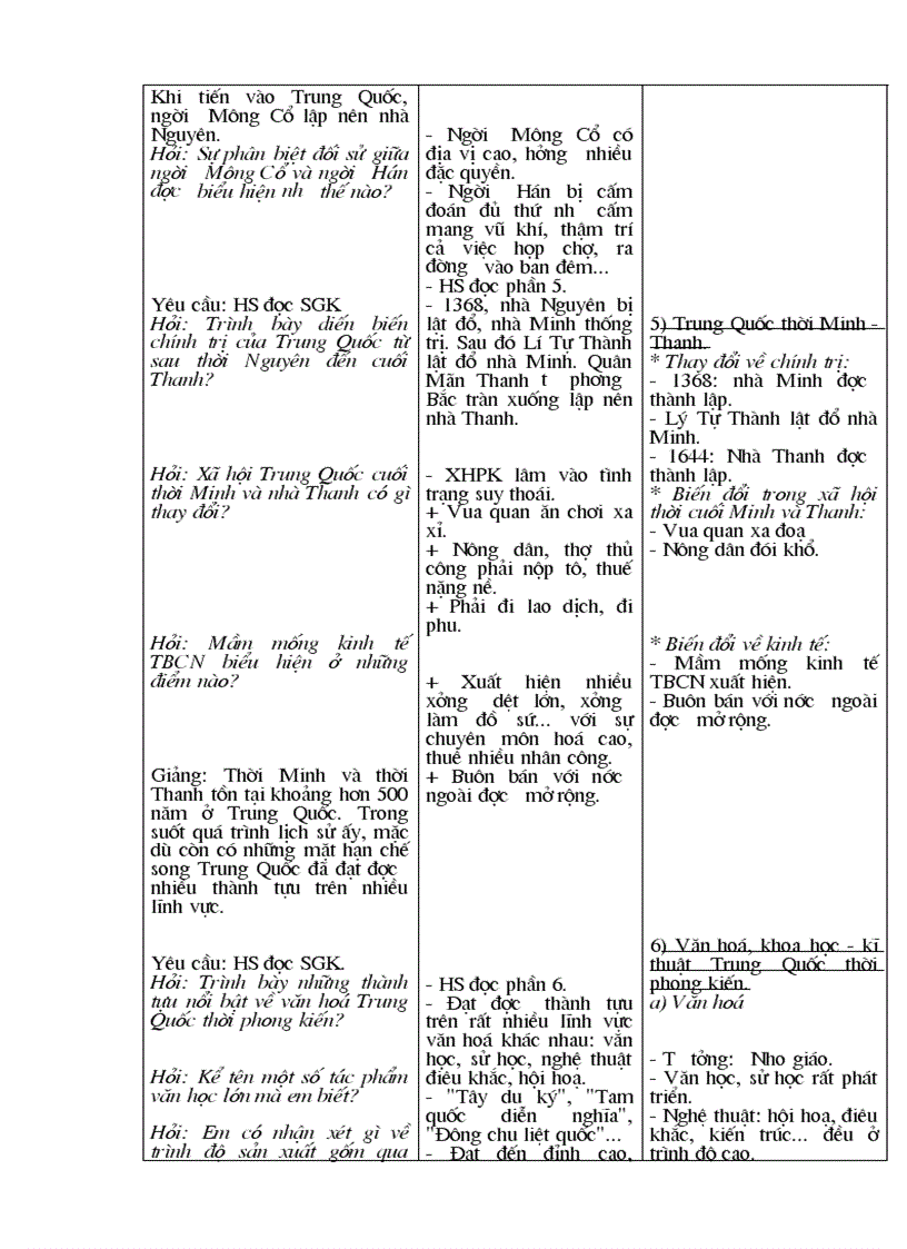 image for page Giáo án lịch sử 7 chuẩn 2012