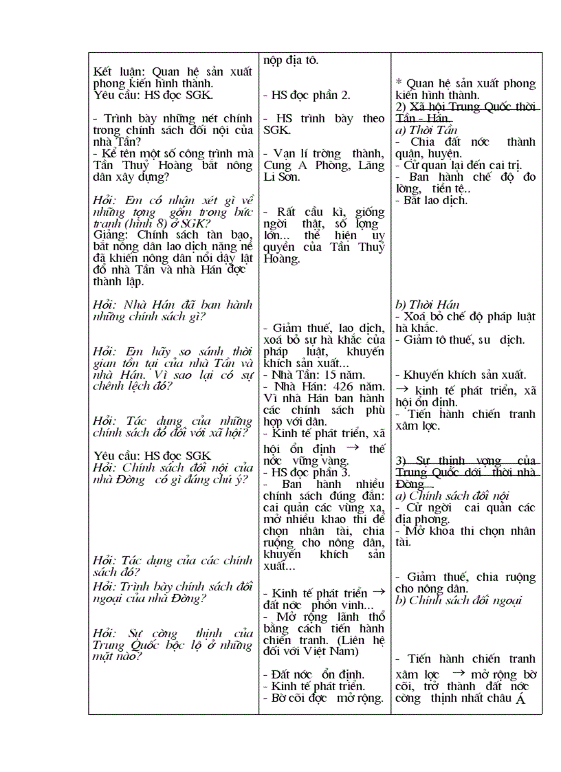 image for page Giáo án lịch sử 7 chuẩn năm học 2011 2012